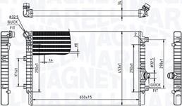 Magneti Marelli 350213214000 - Radiators, Motora dzesēšanas sistēma xparts.lv