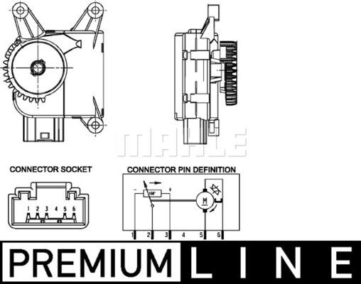 MAHLE AA 16 000P - Регулировочный элемент, смесительный клапан xparts.lv
