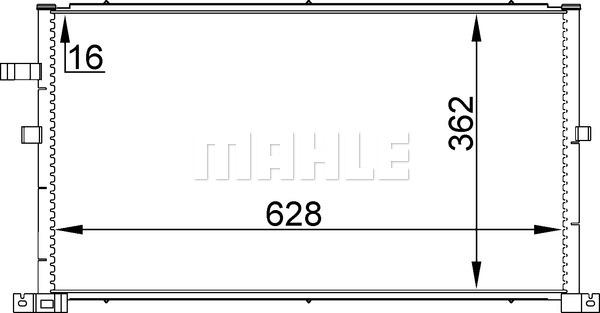 MAHLE AC 296 001S - Kondensators, Gaisa kond. sistēma xparts.lv