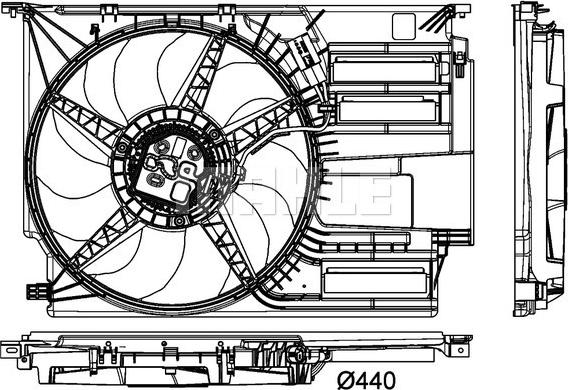 MAHLE CFF 404 000P - Ventilators, Motora dzesēšanas sistēma xparts.lv