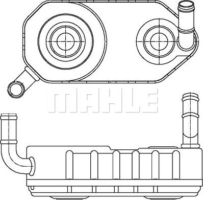 MAHLE CLC 177 000S - Oil Cooler, automatic transmission xparts.lv