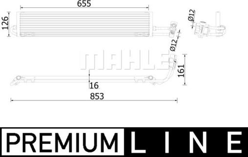 MAHLE CLC 234 000P - Eļļas radiators, Automātiskā pārnesumkārba xparts.lv
