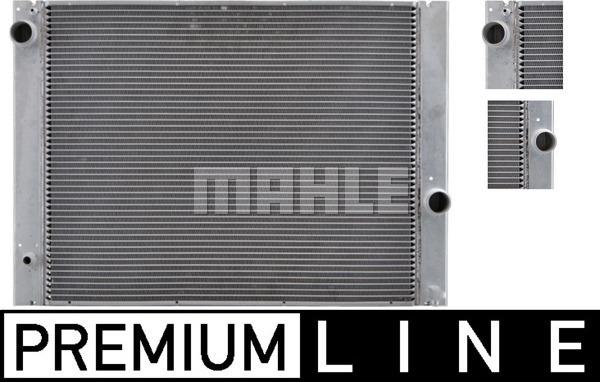 MAHLE CR 580 000P - Radiators, Motora dzesēšanas sistēma xparts.lv