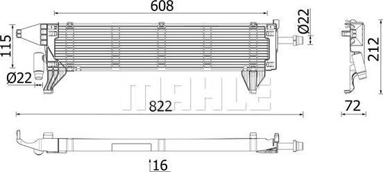 MAHLE CR 2636 000P - Radiatorius, variklio aušinimas xparts.lv