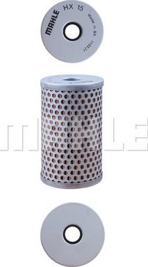 MAHLE HX 15 - Hydraulic Filter, steering system xparts.lv