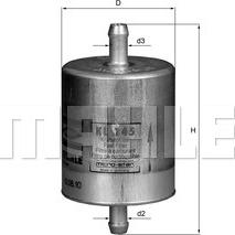 MAHLE KL 145 - Fuel filter xparts.lv