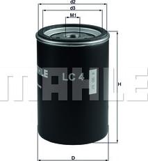 MAHLE LC 4 - Gaisa filtrs, Turbokompresors xparts.lv