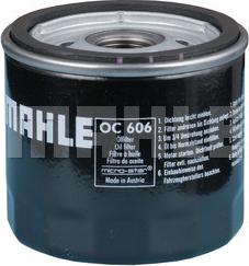 MAHLE OC 606 - Eļļas filtrs xparts.lv