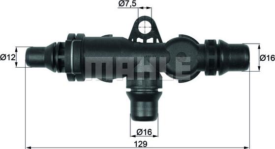 MAHLE TO 4 82 - Thermostat, oil cooling xparts.lv