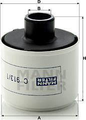Mann-Filter C 913/1 - Air Filter, compressor intake xparts.lv