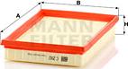 Mann-Filter C 2562 - Воздушный фильтр xparts.lv