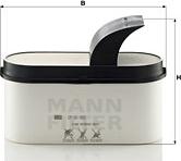 Mann-Filter CP 50 002 - Air Filter xparts.lv