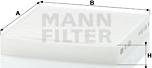 Mann-Filter CU 1835 - Фильтр воздуха в салоне xparts.lv
