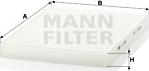 Mann-Filter CU 2882 - Filtrs, Salona telpas gaiss xparts.lv