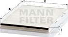 Mann-Filter CU 2839 - Фильтр воздуха в салоне xparts.lv