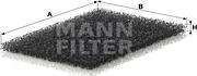 Mann-Filter CU 2304 - Filtrs, Salona telpas gaiss xparts.lv