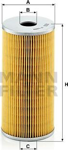 Mann-Filter H 1060 n - Alyvos filtras xparts.lv