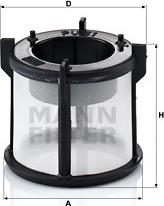 Mann-Filter PU 51 z - Fuel filter xparts.lv