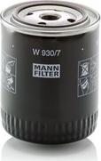 Mann-Filter W 930/7 - Eļļas filtrs xparts.lv