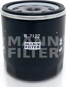 Mann-Filter W 712/2 - Eļļas filtrs xparts.lv
