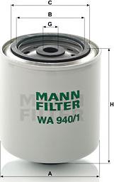 Mann-Filter WA 940/1 - Dzesēšanas šķidruma filtrs xparts.lv