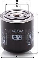 Mann-Filter WA9002 - Фильтр охлаждающей жидкости xparts.lv