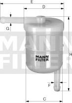 Mann-Filter WK 42/11 - Degvielas filtrs xparts.lv