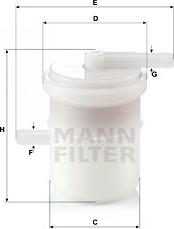 Mann-Filter WK 42/81 - Degvielas filtrs xparts.lv