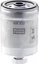 Mann-Filter WK 832 - Degvielas filtrs xparts.lv