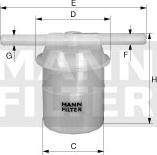 Mann-Filter WK 42/6 - Degvielas filtrs xparts.lv