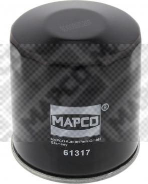 Mapco 61317 - Eļļas filtrs xparts.lv
