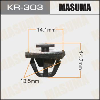 MASUMA KR-303 - Sąvarža, atšvaitas / apsaugos juosta xparts.lv