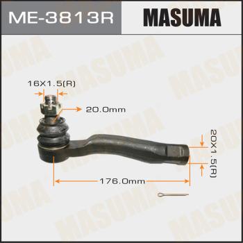MASUMA ME-3813R - Stūres šķērsstiepņa uzgalis, pirksts xparts.lv