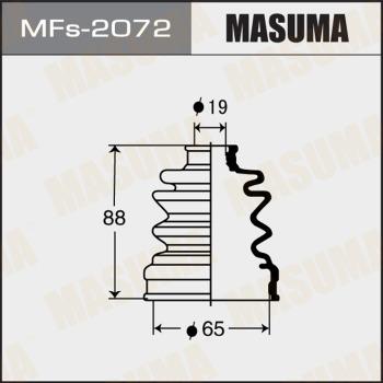 MASUMA MFs-2072 - Putekļusargs, Piedziņas vārpsta xparts.lv
