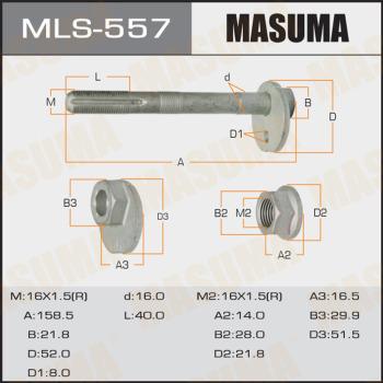 MASUMA MLS-557 - Болт регулировки развала колёс xparts.lv