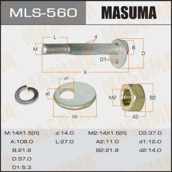 MASUMA MLS-560 - Riteņu sagāzuma regulēšanas skrūve xparts.lv