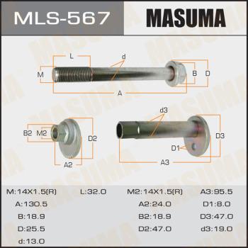 MASUMA MLS-567 - Riteņu sagāzuma regulēšanas skrūve xparts.lv