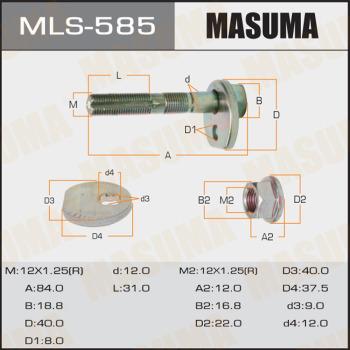 MASUMA MLS-585 - Išvirtimo reguliavimo varžtas xparts.lv