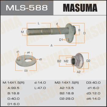 MASUMA MLS-588 - Riteņu sagāzuma regulēšanas skrūve xparts.lv