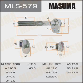 MASUMA MLS-579 - Riteņu sagāzuma regulēšanas skrūve xparts.lv