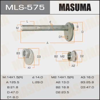 MASUMA MLS-575 - Riteņu sagāzuma regulēšanas skrūve xparts.lv