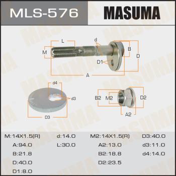 MASUMA MLS-576 - Riteņu sagāzuma regulēšanas skrūve xparts.lv