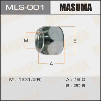 MASUMA MLS-001 - Wheel Nut xparts.lv