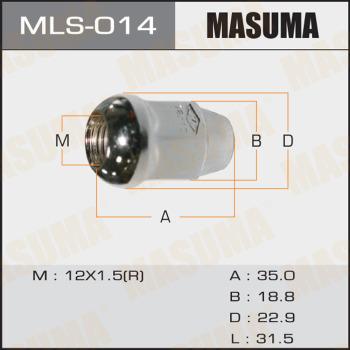 MASUMA MLS-014 - Riteņa stiprināsanas uzgrieznis xparts.lv