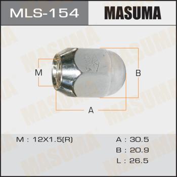 MASUMA MLS-154 - Гайка крепления колеса xparts.lv