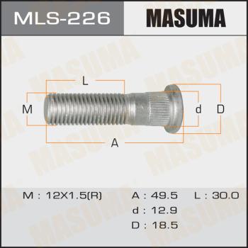 MASUMA MLS-226 - Riteņa stiprināšanas skrūve xparts.lv