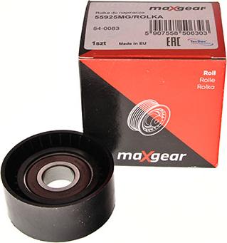Maxgear 54-0083 - Deflection / Guide Pulley, v-ribbed belt xparts.lv