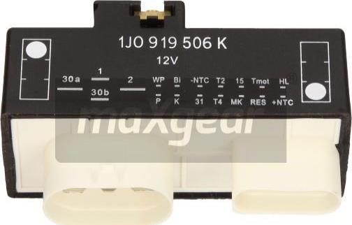 Maxgear 50-0069 - Relejs, Radiatora ventilatora sistēma xparts.lv