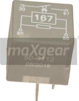 Maxgear 50-0112 - Relay, fuel pump xparts.lv