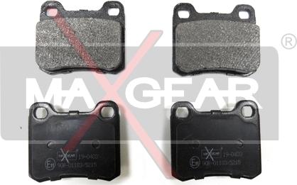 Maxgear 19-0403 - Тормозные колодки, дисковые, комплект xparts.lv